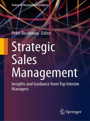 cover image of Strategic Sales Management